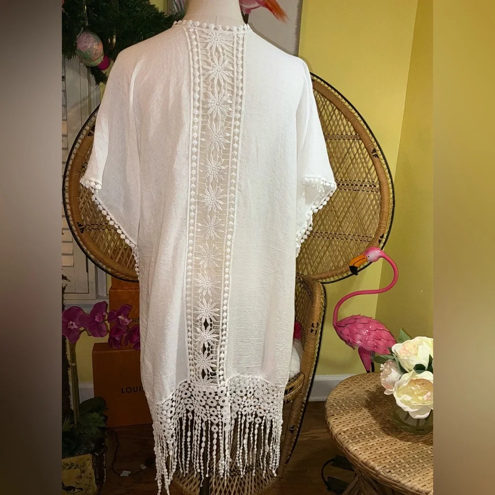 Vintage Lace Kimono One Size - Picture 3 of 14